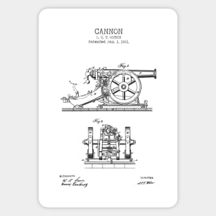 CANNON patent Sticker